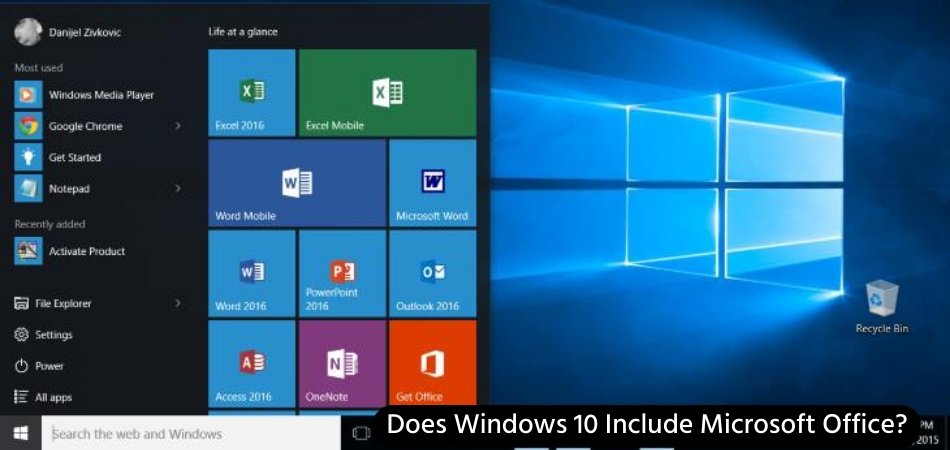 Does Windows 10 Come With Microsoft Word