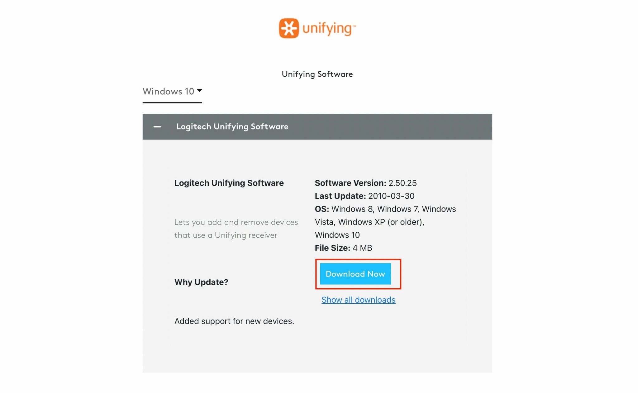 Logitech Unifying Software Download Windows 11