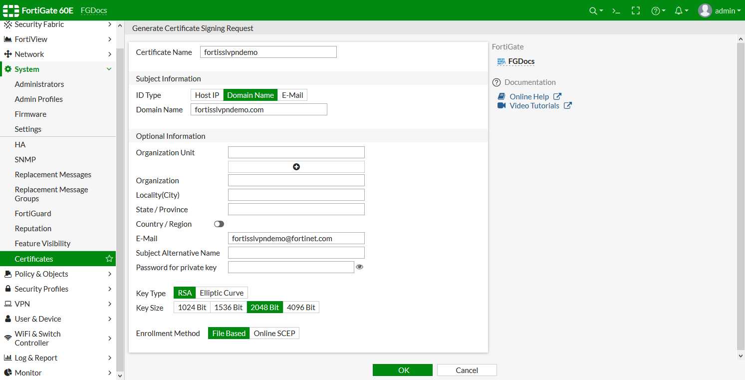 How To Install SSL Certificate On Fortigate Firewall