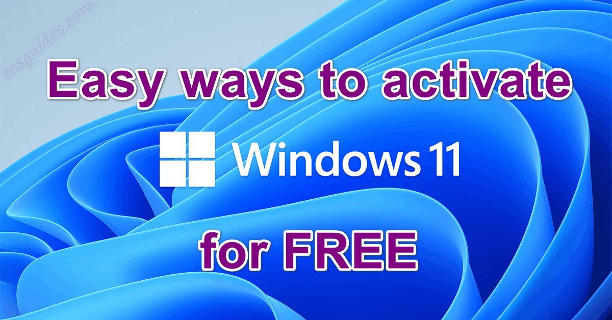 How To Activate Windows 11 Without Product Key