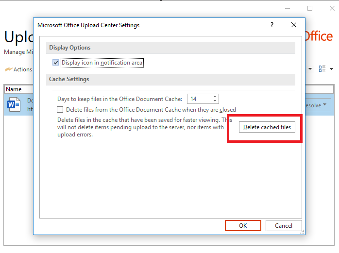 Microsoft Office Cannot Complete This Operation Because Uploads Are Paused