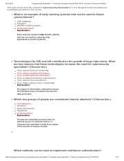 Cybersecurity Essentials 1.1 Final Quiz Answers
