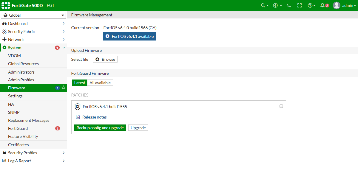 How To Upgrade Fortigate Firewall Firmware