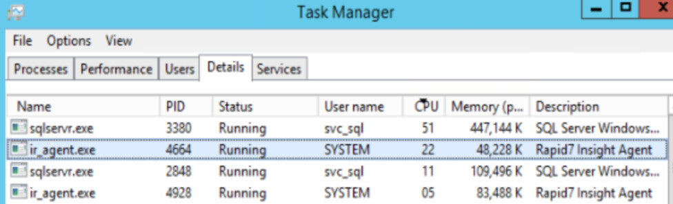 RAPID7 Insight Agent High CPU