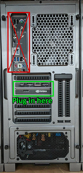 Connect Monitor To Motherboard And Graphics Card