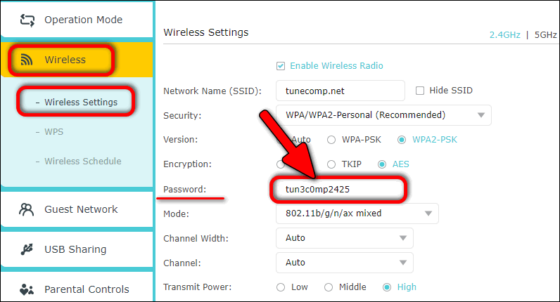 WiFi Network Security Key Windows 10