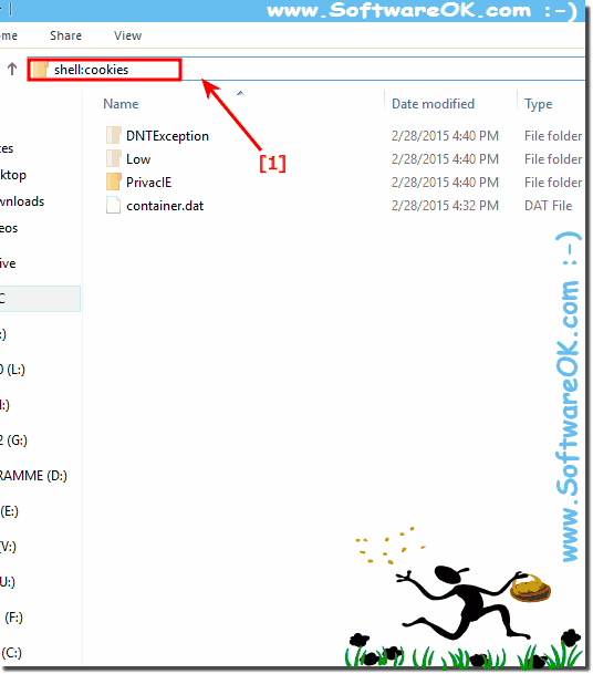 Where To Find Cookies On Windows 8