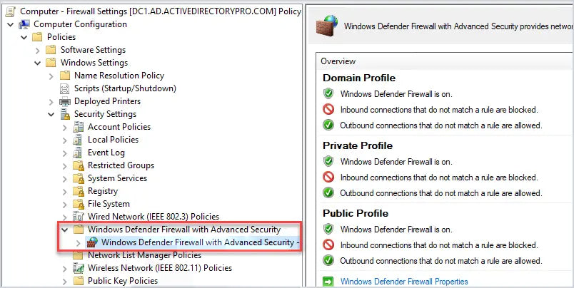 Firewall Code Gma What Are The Recommended Settings For Windows Firewall