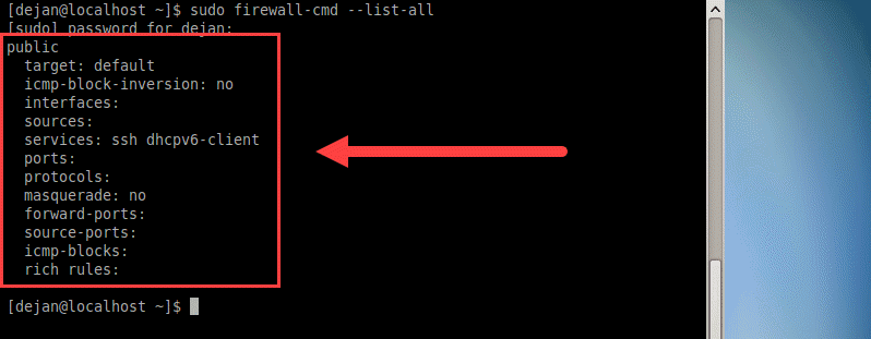 Centos 7 Check If Firewall Is Running