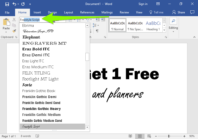 What Is Font In Microsoft Word
