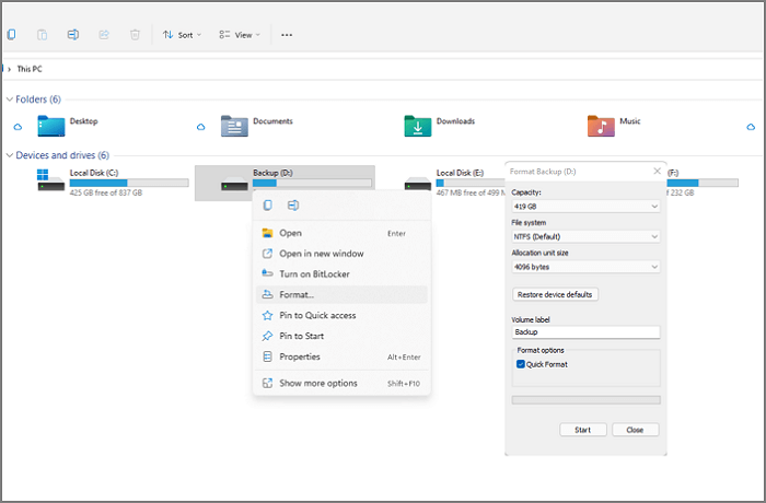 How To Format SD Card To FAT32 Windows 11