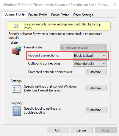 What Are The Recommended Settings For Windows Firewall