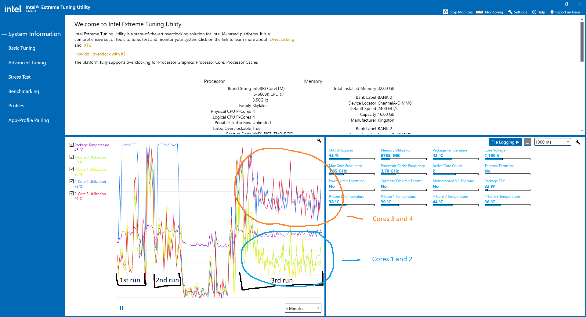 One CPU Core Maxed Out