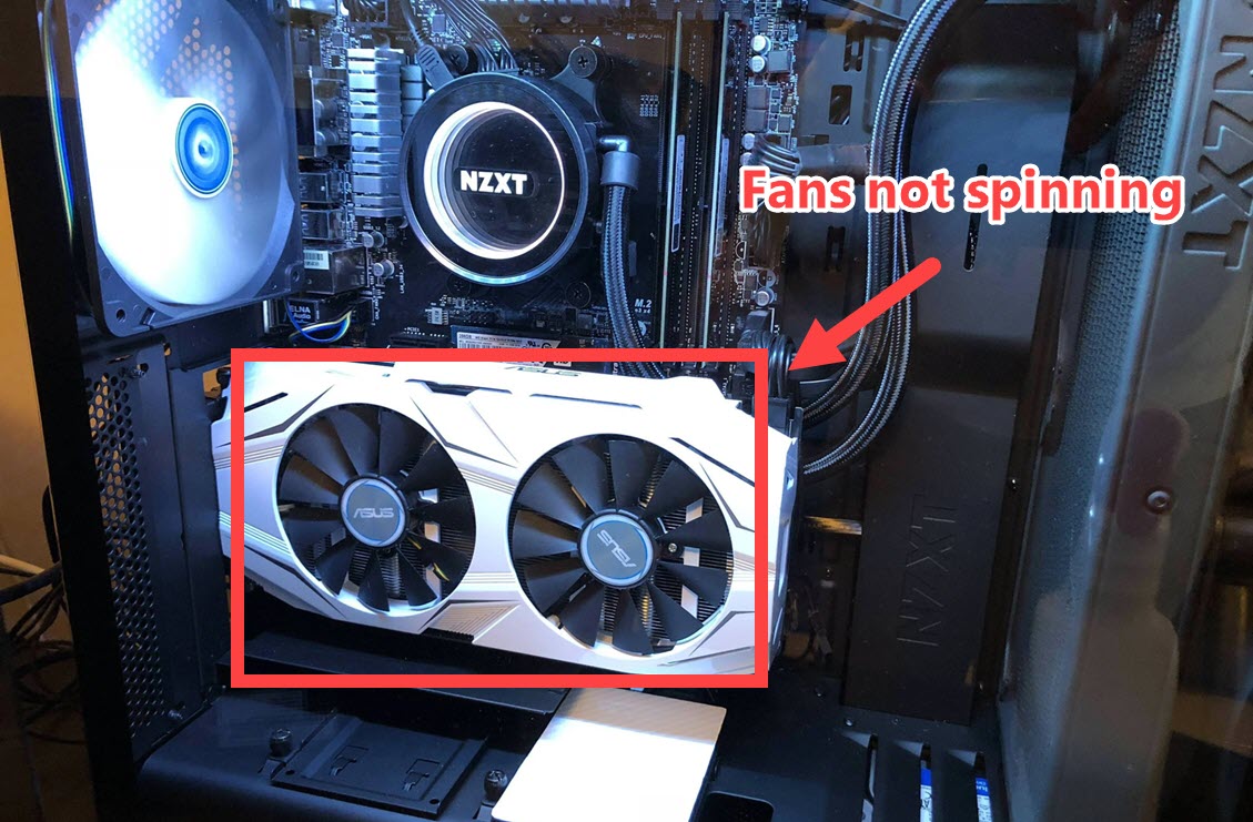 Graphics Card Fans Not Spinning