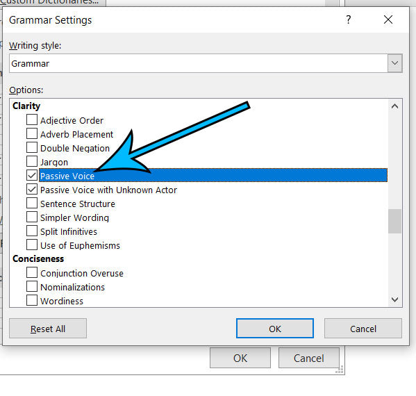 How To Correct Passive Voice In Microsoft Word