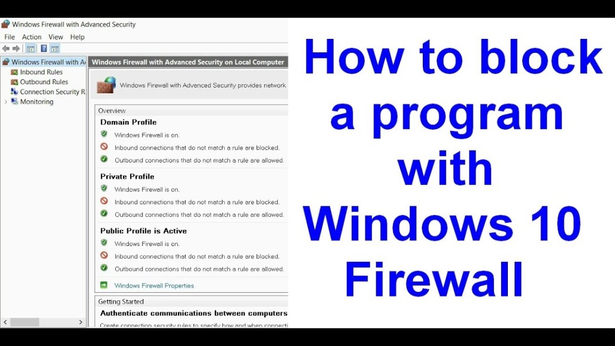 How To Block A Program In Firewall Windows 10