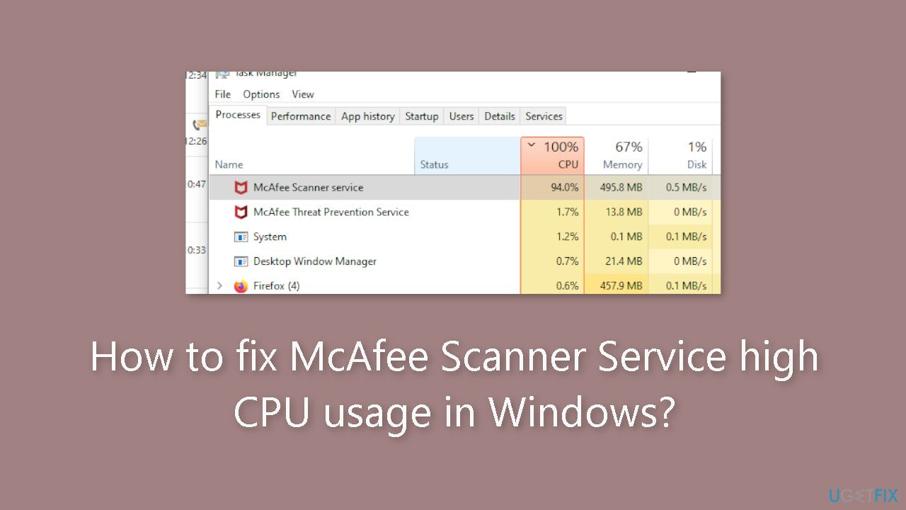 How To Reduce McAfee CPU Usage