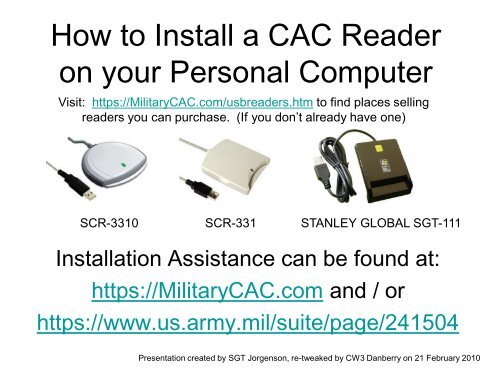 How To Install Cac Reader On Windows 8