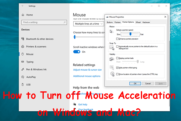 How To Disable Mouse Acceleration Windows 8