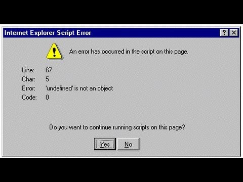 How To Stop Script Errors On Windows 8