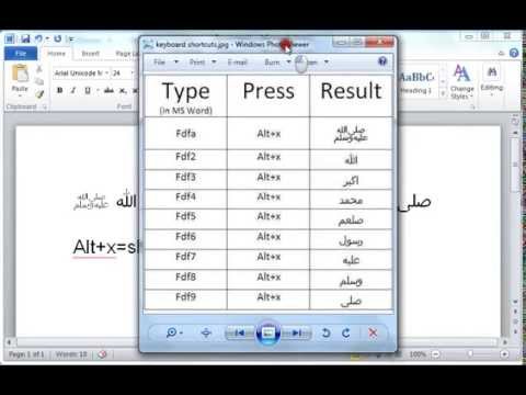 How To Write Arabic In Microsoft Word