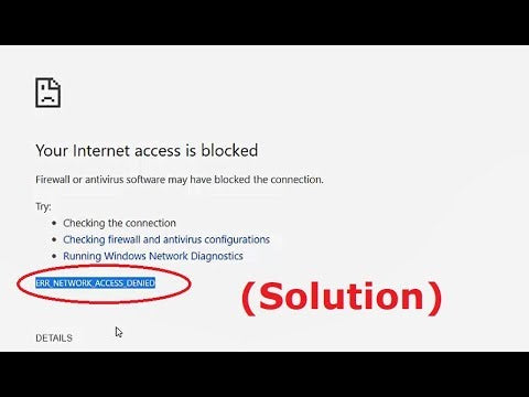 Firewall Or Antivirus Blocking Connection