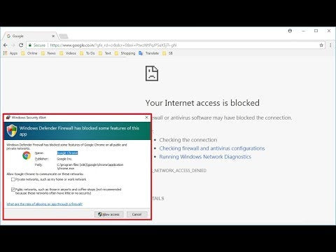 Is Firewall Blocking My Internet