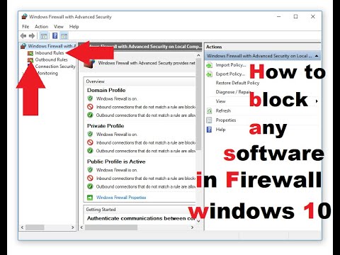 How To Block Photoshop In Firewall Windows 10