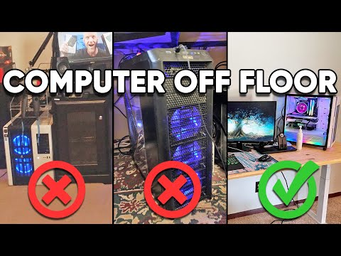 CPU On Desk Or Floor