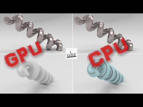 Maya Render CPU Or Gpu