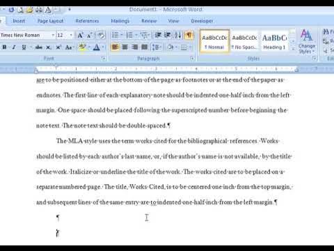 How To Start A New Paragraph In Microsoft Word