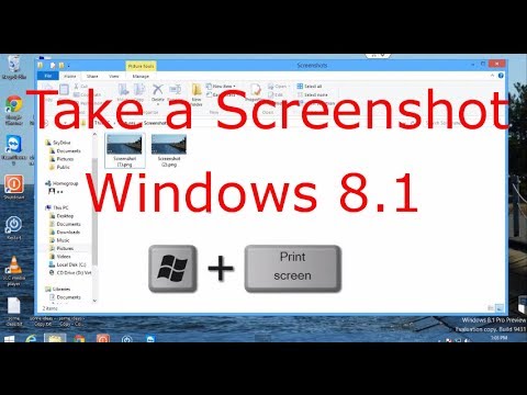 How To Take A Screenshot On Laptop Windows 8