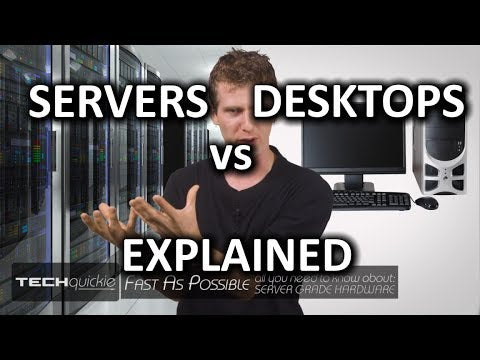 The Difference Of Core Hardware Between Computers Vs. Servers