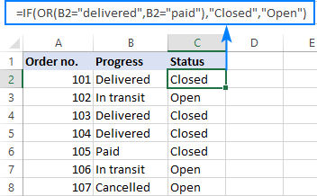 Microsoft Excel If Statement