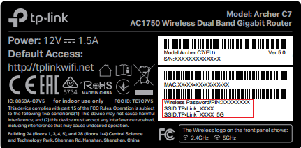 Network Security Key For TP Link Router