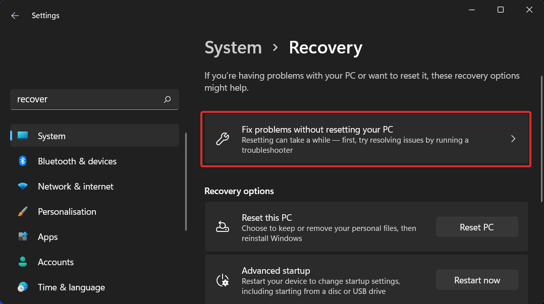 How To Enter Recovery Mode Windows 11