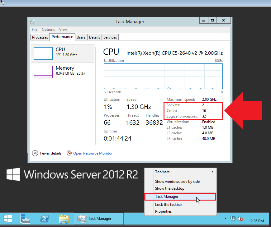 How To Find CPU Cores In SQL Server