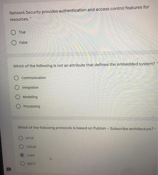 Which Of The Following Provides The Least Network Security