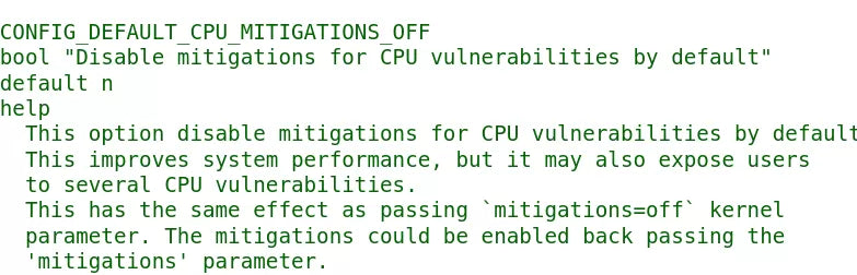 Enable Available CPU Security Flaw Mitigations