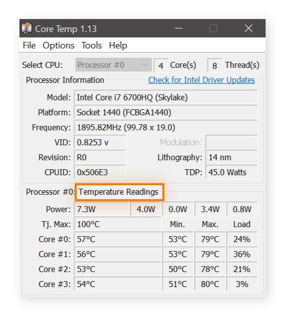 How To Check Processor Temperature Windows 10