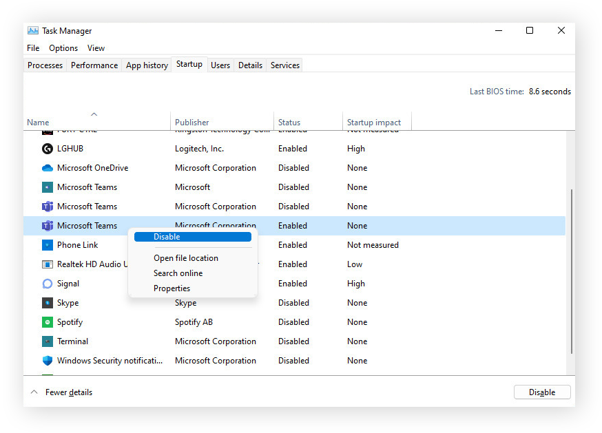 How To Disable Startup Programs In Windows 10