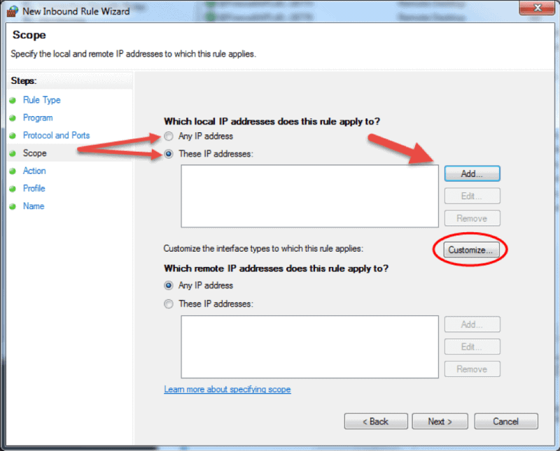 How To Allow Ip Address Through Firewall Windows Server 2012