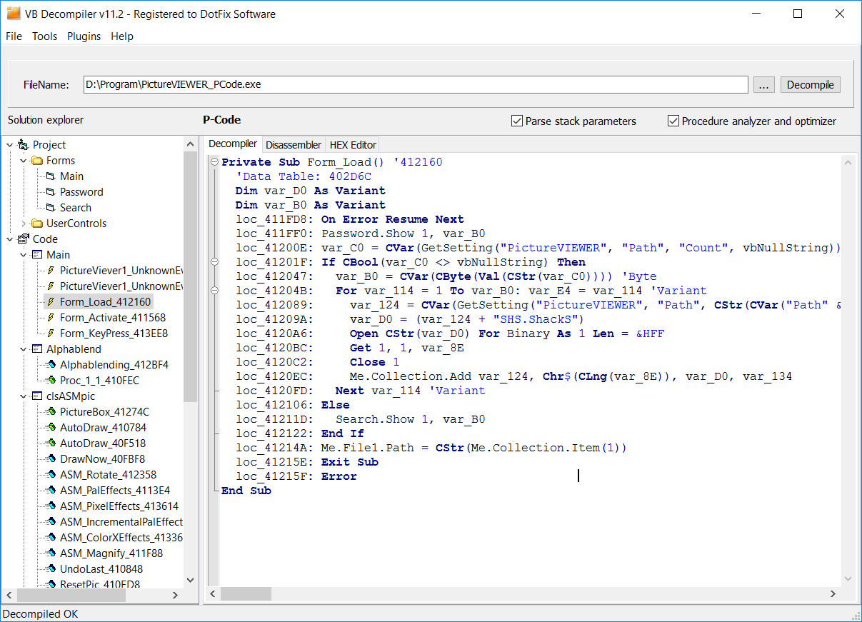 How To Decompile Visual Basic Exe