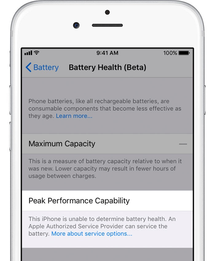 IPhone Battery Vs CPU Setting