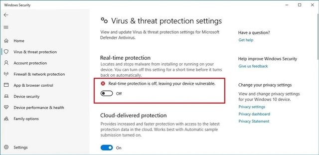 Cara Mematikan Antivirus Windows 10