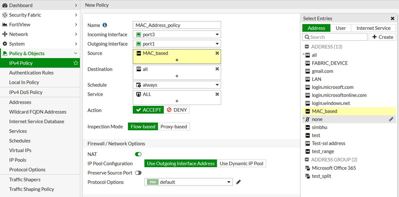 How To Block Mac Address In Fortigate Firewall