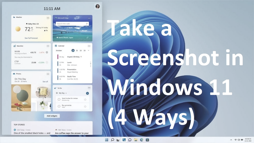 How To Take A Screenshot On Windows 11