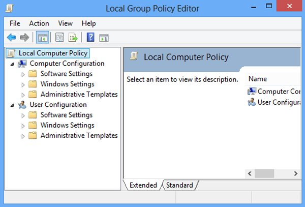 How To Open Local Group Policy Editor In Windows 8