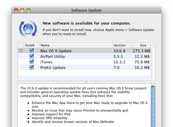 Mac OS X 10.6 8 Antivirus Software