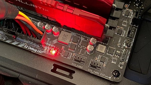 CPU Led Flashes Red Once